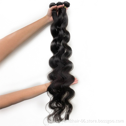 Cheap Wholesale Body Wave Human Hair Weave Bundles Brazilian Cuticle Aligned Remy Human Hair Double Weft Extension Vendor